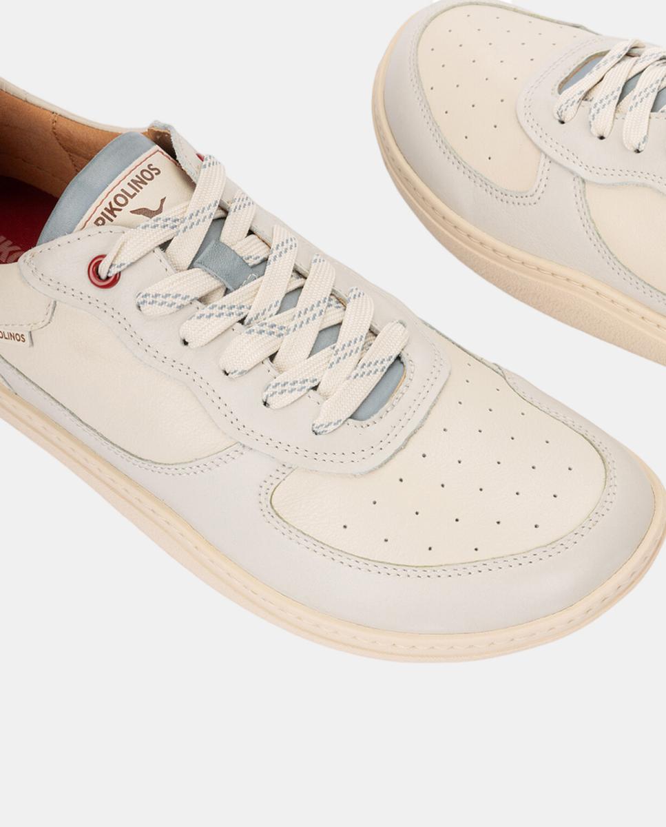 Sapatilhas em Pele Barefoot Branco-4