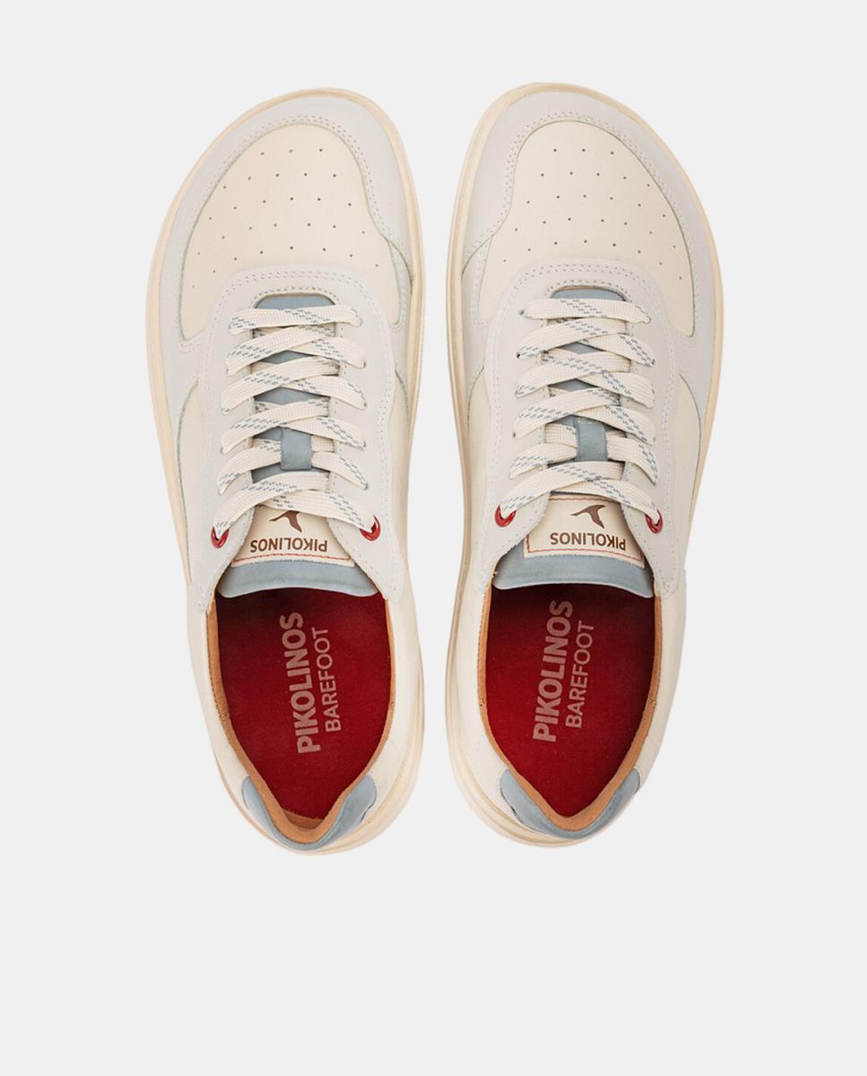 Sapatilhas em Pele Barefoot Branco-6