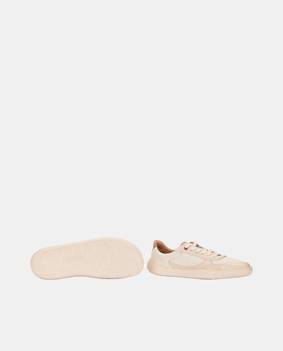 Sapatilhas em Pele Barefoot Branco-5