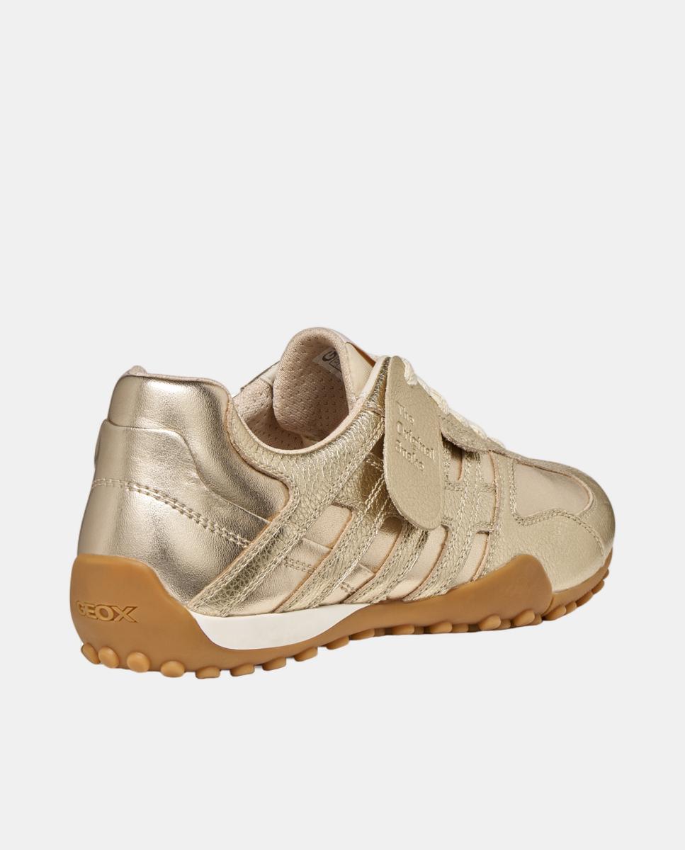 Sapatilhas Metalizadas Ouro-4