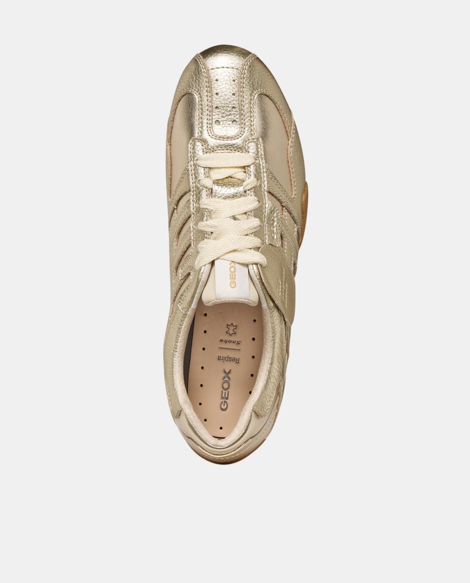 Sapatilhas Metalizadas Ouro-5