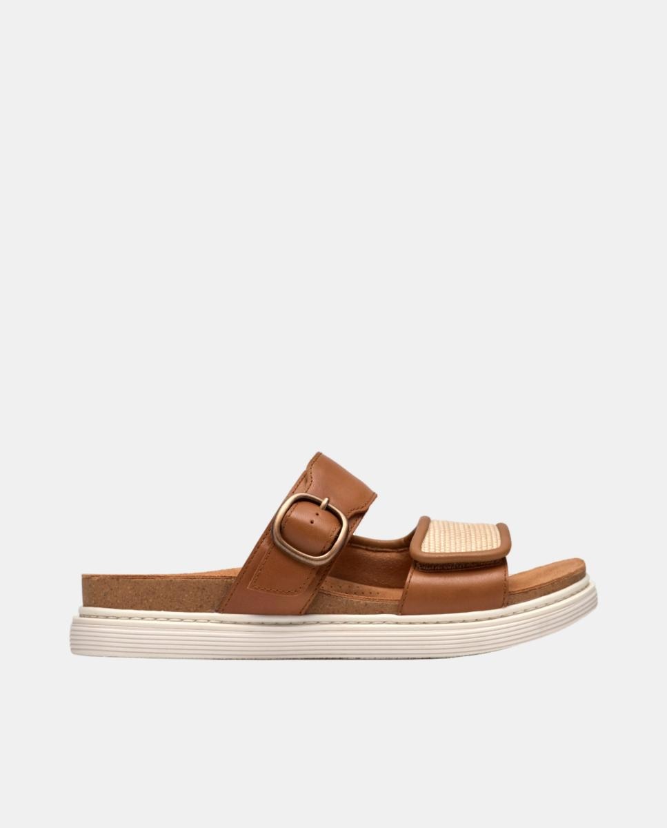 Imagem 0 de Sandálias Arwell Step Tan Leather com Sola TPR - Tan Leather