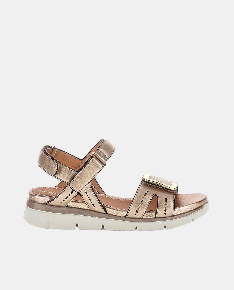 Imagem 0 de Sandálias com Velcros e Adorno na Pala