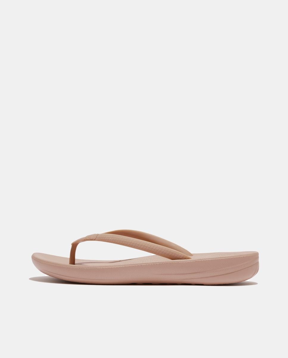 Sandálias Flip Flop Iqushion em TPU e EVA Creme-2