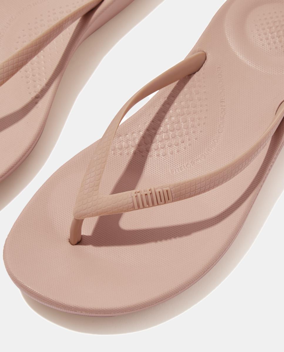 Sandálias Flip Flop Iqushion em TPU e EVA Creme-5