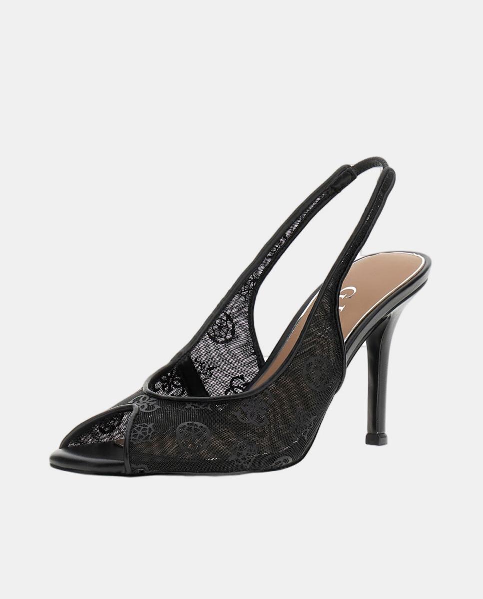 Sapatos Peep Toe Kisco Preto-2