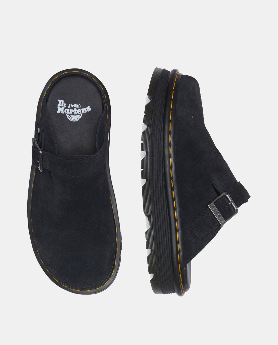 Socas Zebzag em Camurça com Plataforma Preto-6