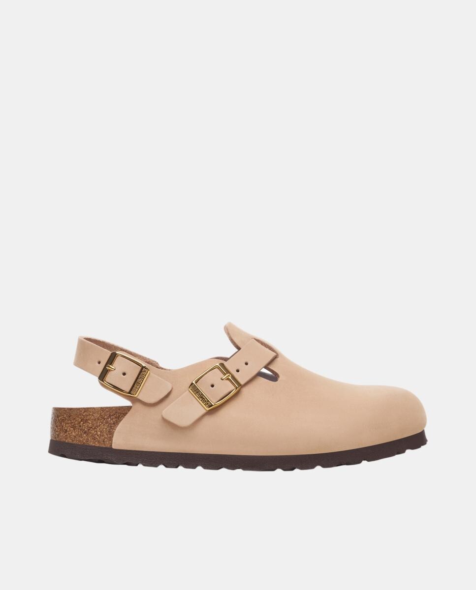 Zuecos de mujer Tokio en cuero natural de nobuck · Birkenstock