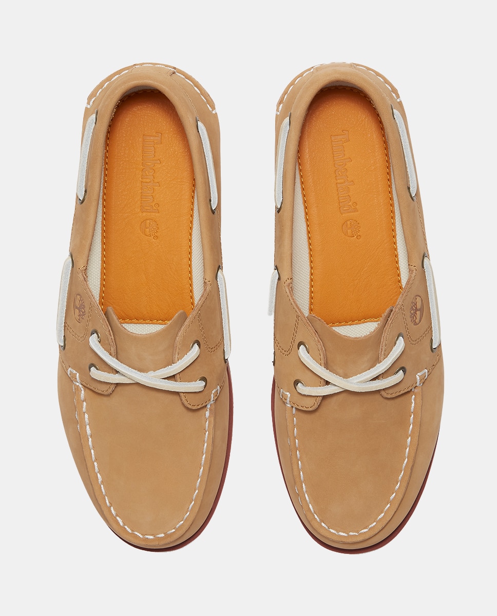 Náuticos em Pele Clássicos Camel-4