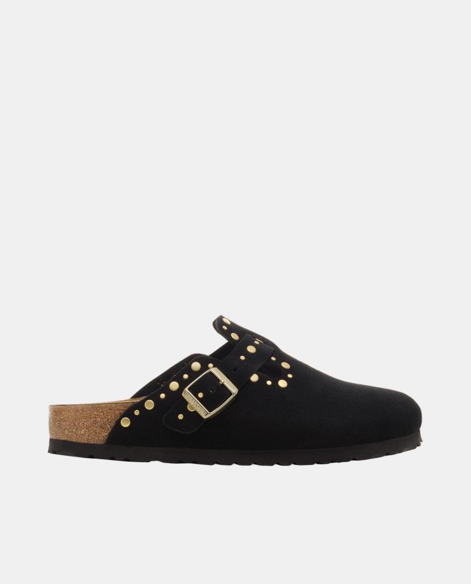 Imagen 0 de Zueco Boston con tachas Negro