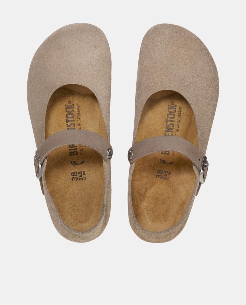 Sabrina de Camurça e Pele Castanho taupe-2