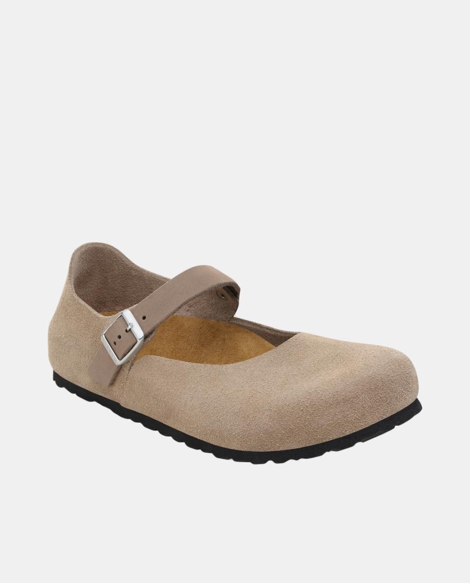 Sabrina de Camurça e Pele Castanho taupe-3