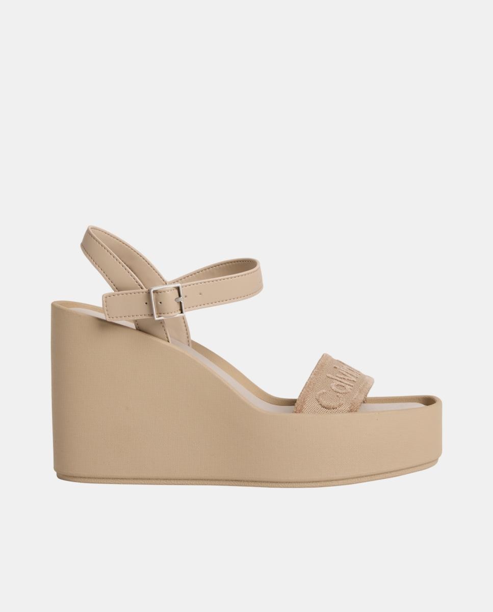 Imagem 0 de Sandálias de Cunha com Logótipo Jacquard e Sola EVA