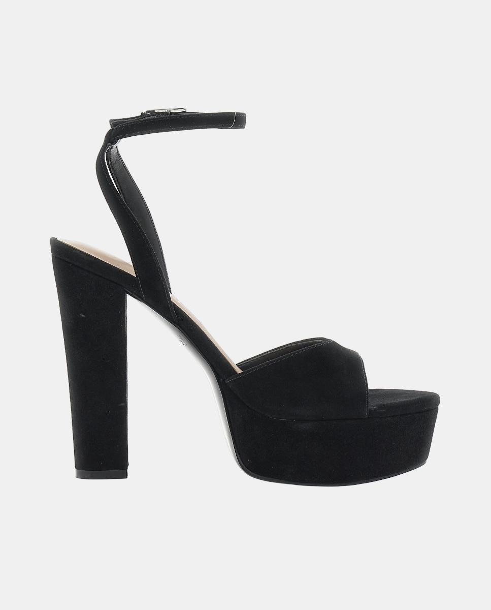 Guess - Sandalias de mujer tacón alto cierre hebilla.