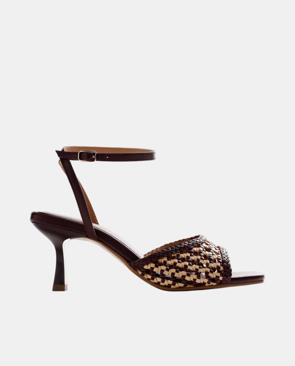 Gioseppo - Sandalias tacón piel trenzada by Maria G. De Jaime.