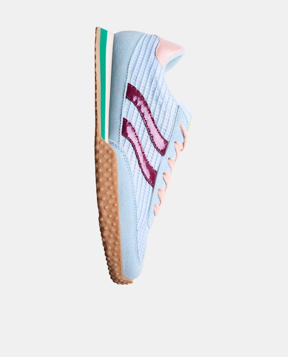 Imagen 4 de Zapatillas piel y rejilla - Gioseppo - Azul royal Azul royal