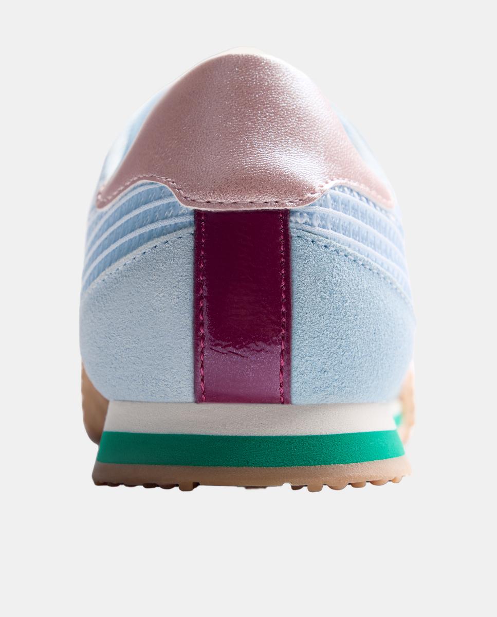 Imagen 5 de Zapatillas piel y rejilla - Gioseppo - Azul royal Azul royal