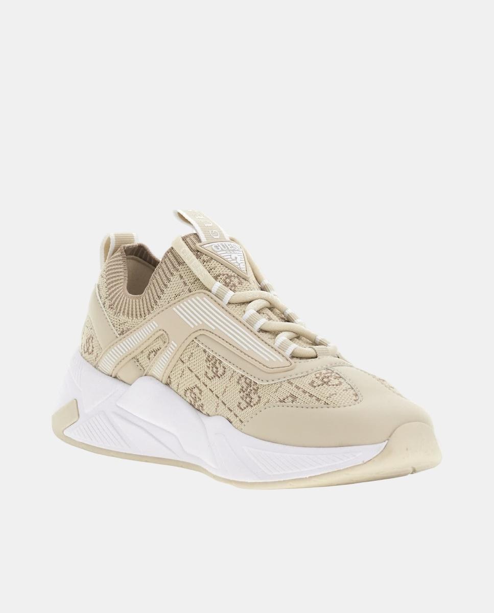 Sapatilhas Tipo Runner com Estampado Natural-2