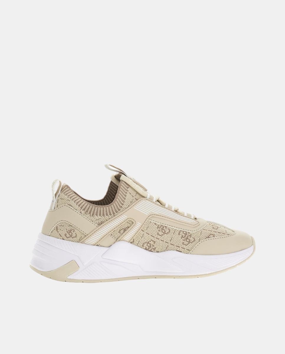 Sapatilhas Tipo Runner com Estampado Natural-3