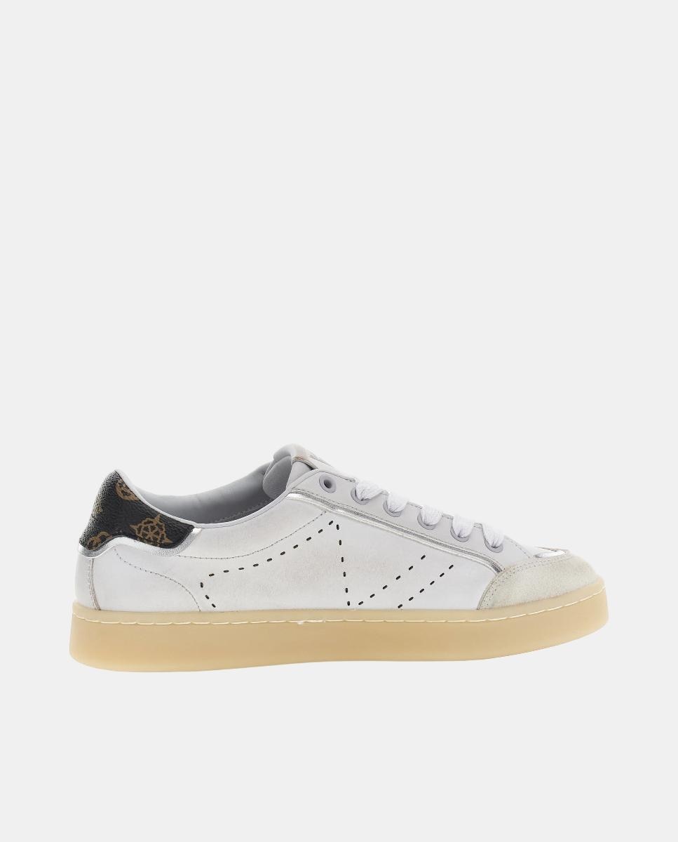 Sapatilhas Tipo Runner com Estampado Branco-2