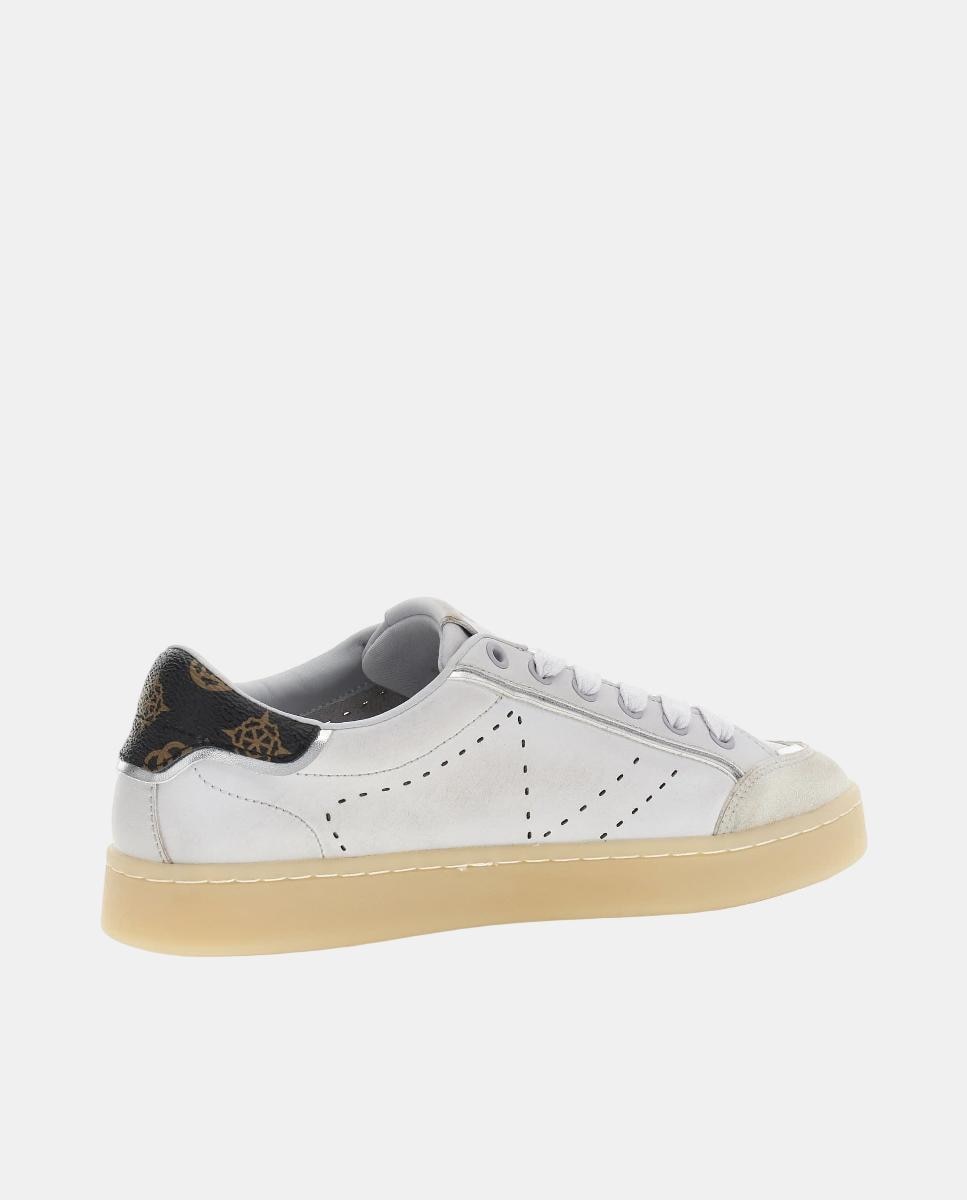 Sapatilhas Tipo Runner com Estampado Branco-3