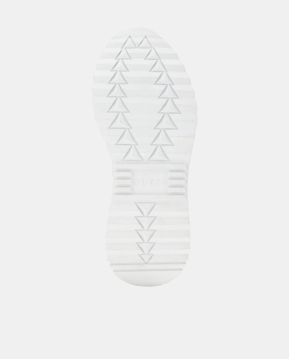 Sapatilhas Tipo Runner com Estampado Branco-3
