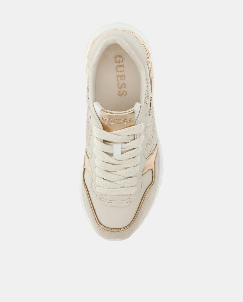 Sapatilhas Tipo Runner com Estampado Natural-2