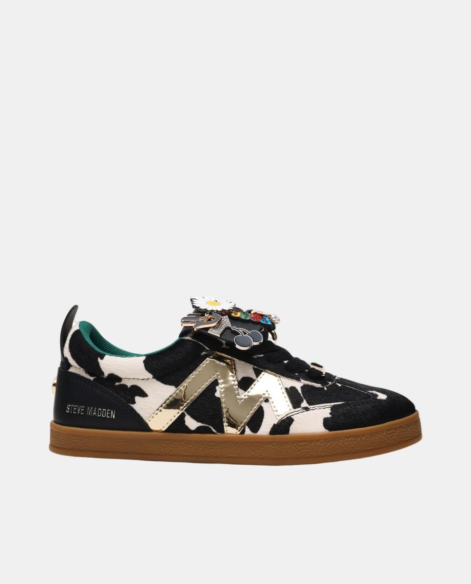 Steve Madden - Deportivo cordones lengüeta pin.