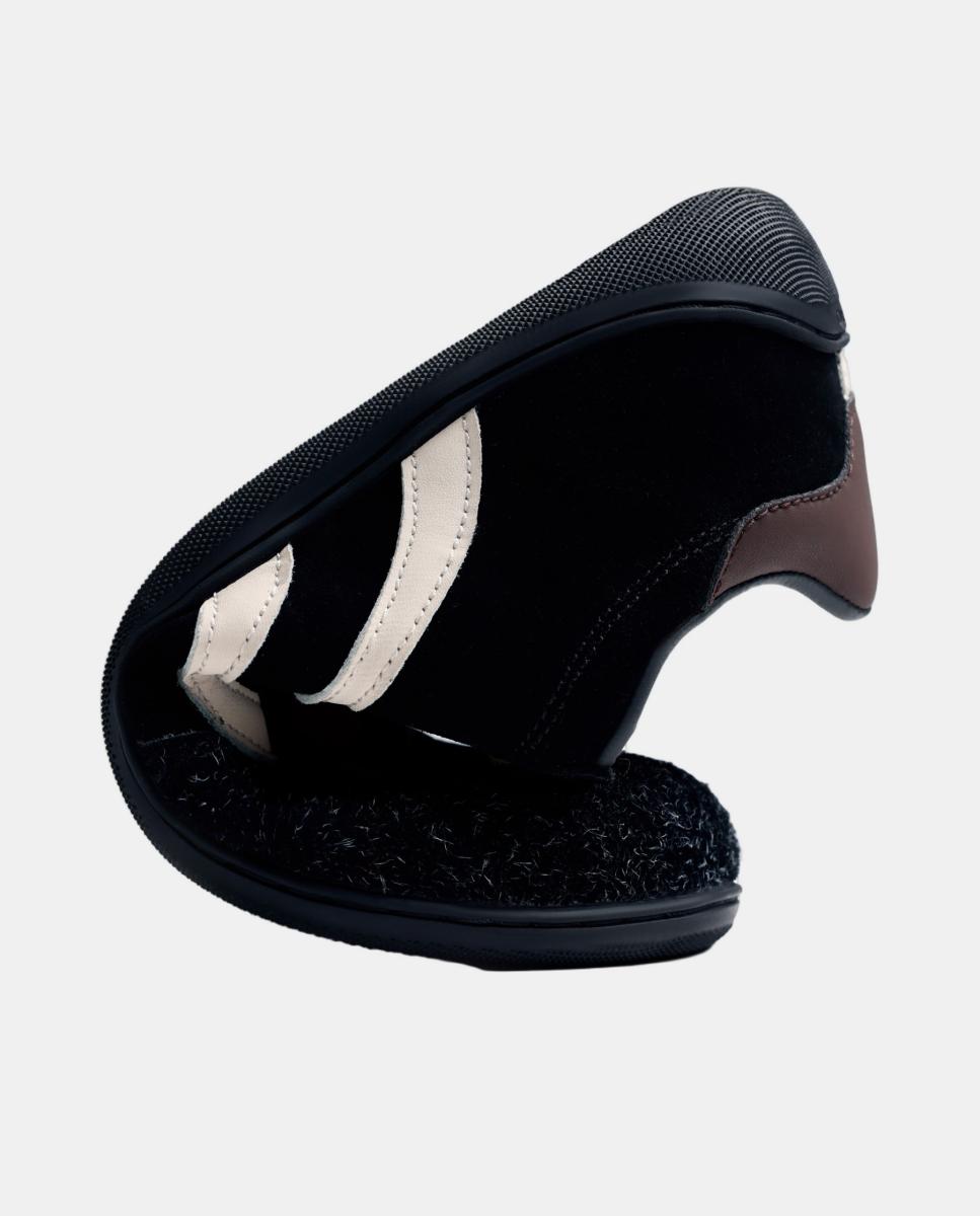 Sapatilhas Barefoot em Croute Preto-4