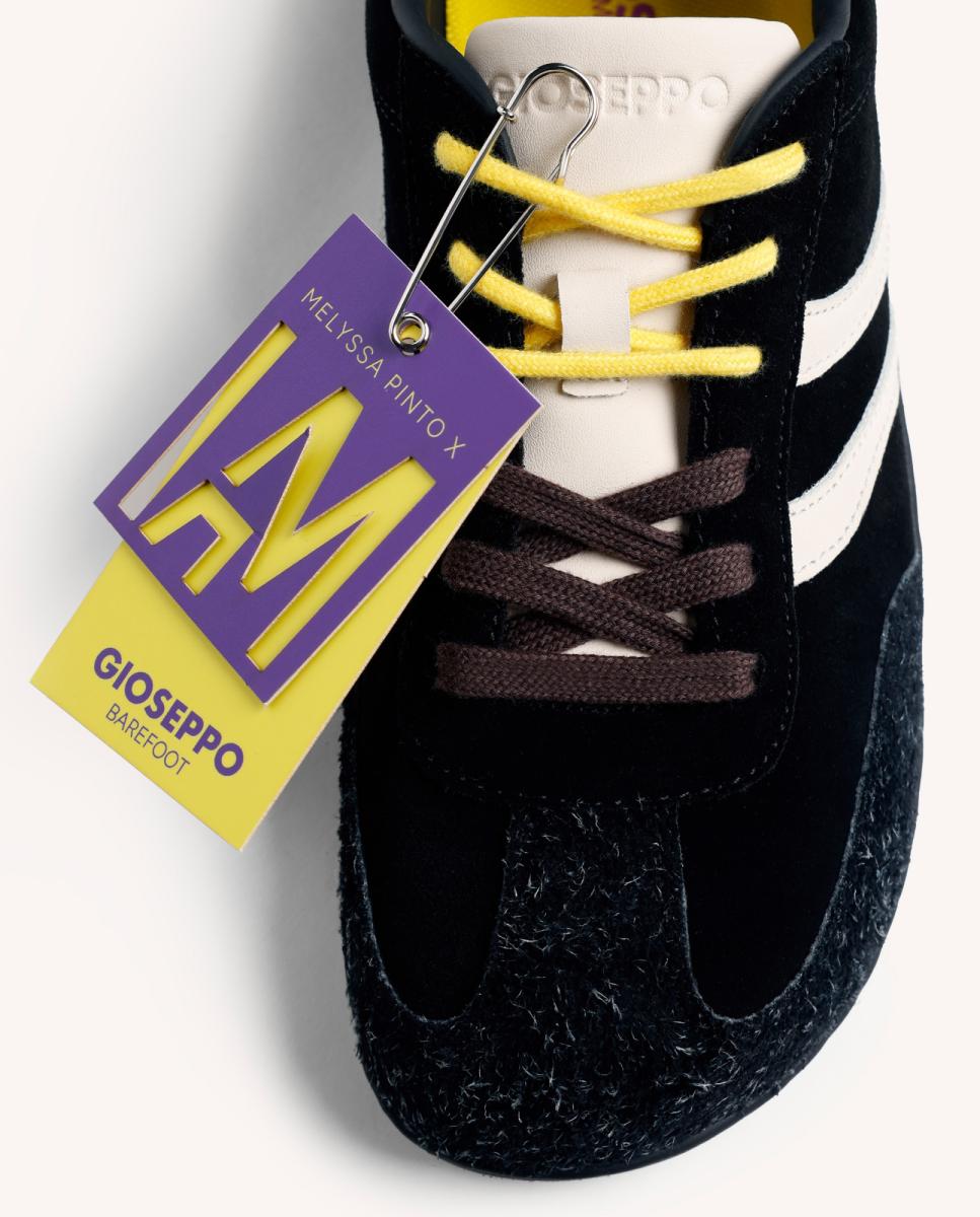 Sapatilhas Barefoot em Croute Preto-8