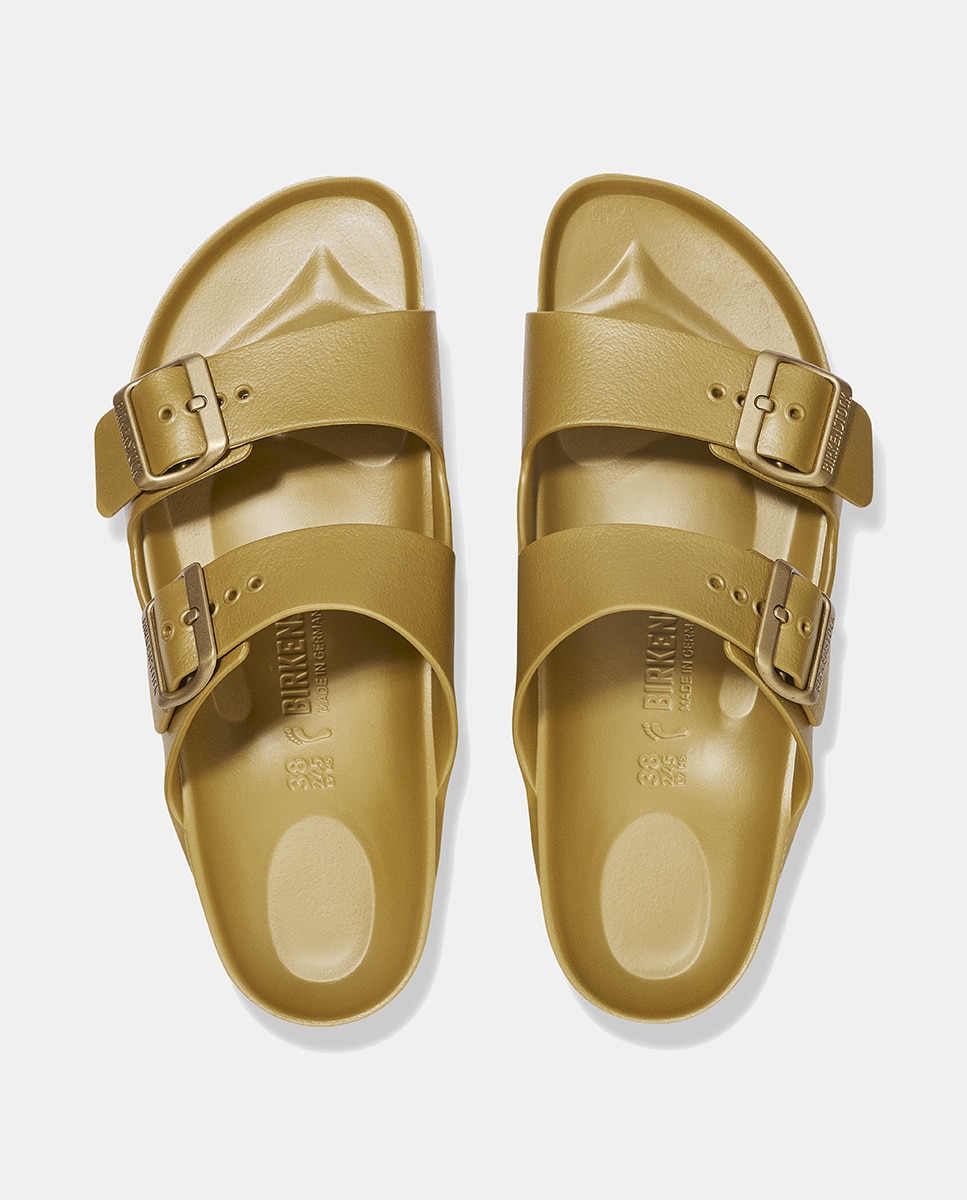 Sandálias Rasas Arizona EVA Ouro-3