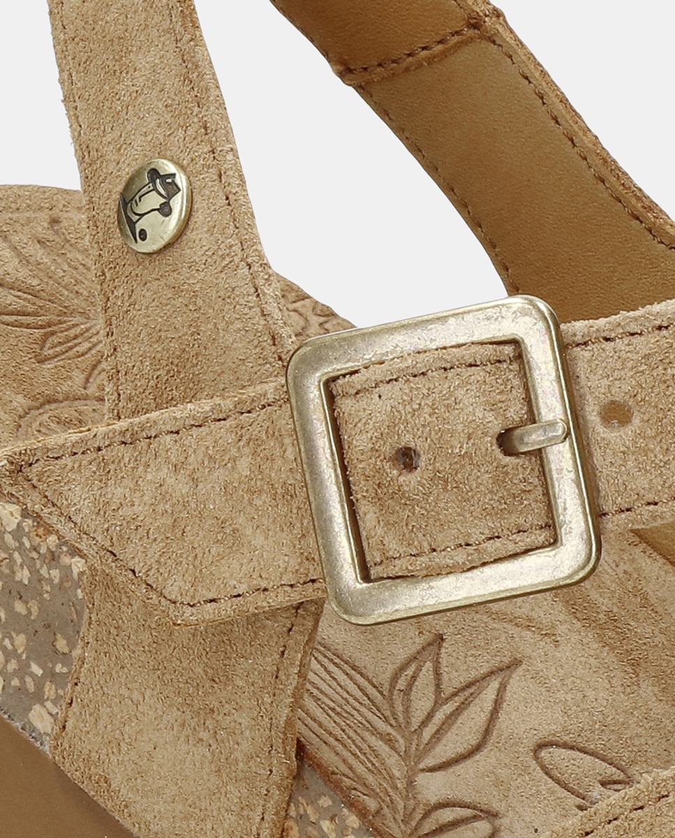 Sandálias Rasas em Pele com Forro de Pele Couro-6