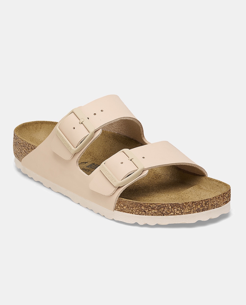Sandálias Arizona em BirkoFlor Branco Osso-3