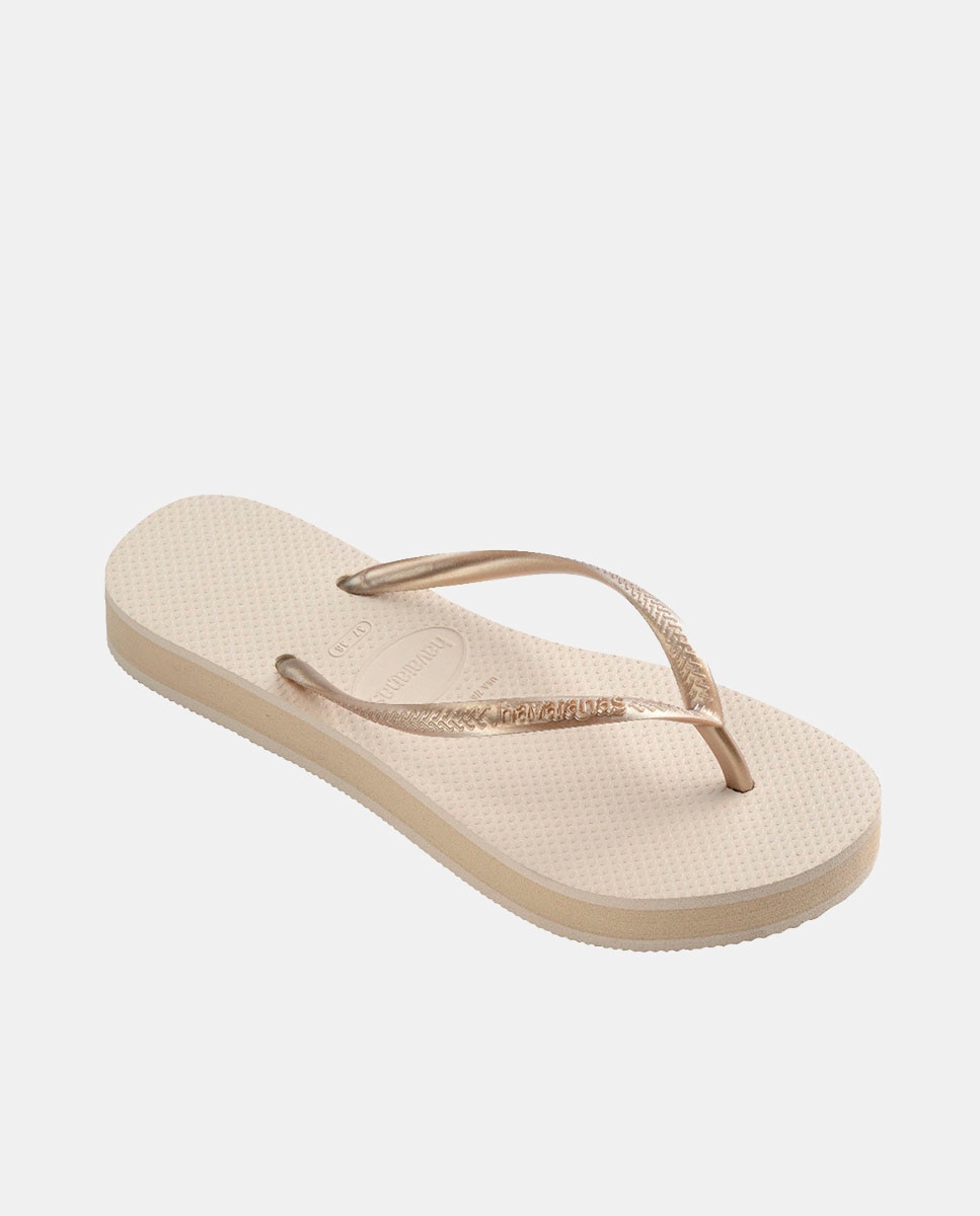 Chanclas de dedo de mujer Slim Flatform Havaianas - Natural Natural-2
