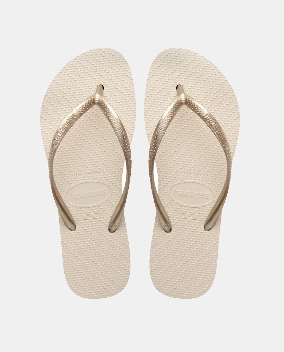 Chanclas de dedo de mujer Slim Flatform Havaianas - Natural Natural-4