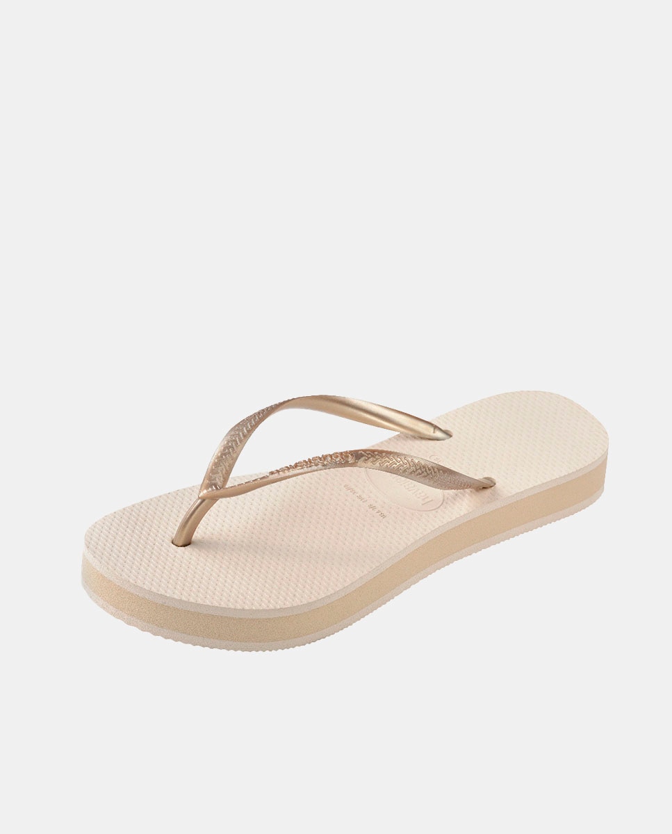 Chanclas de dedo de mujer Slim Flatform Havaianas - Natural Natural-7