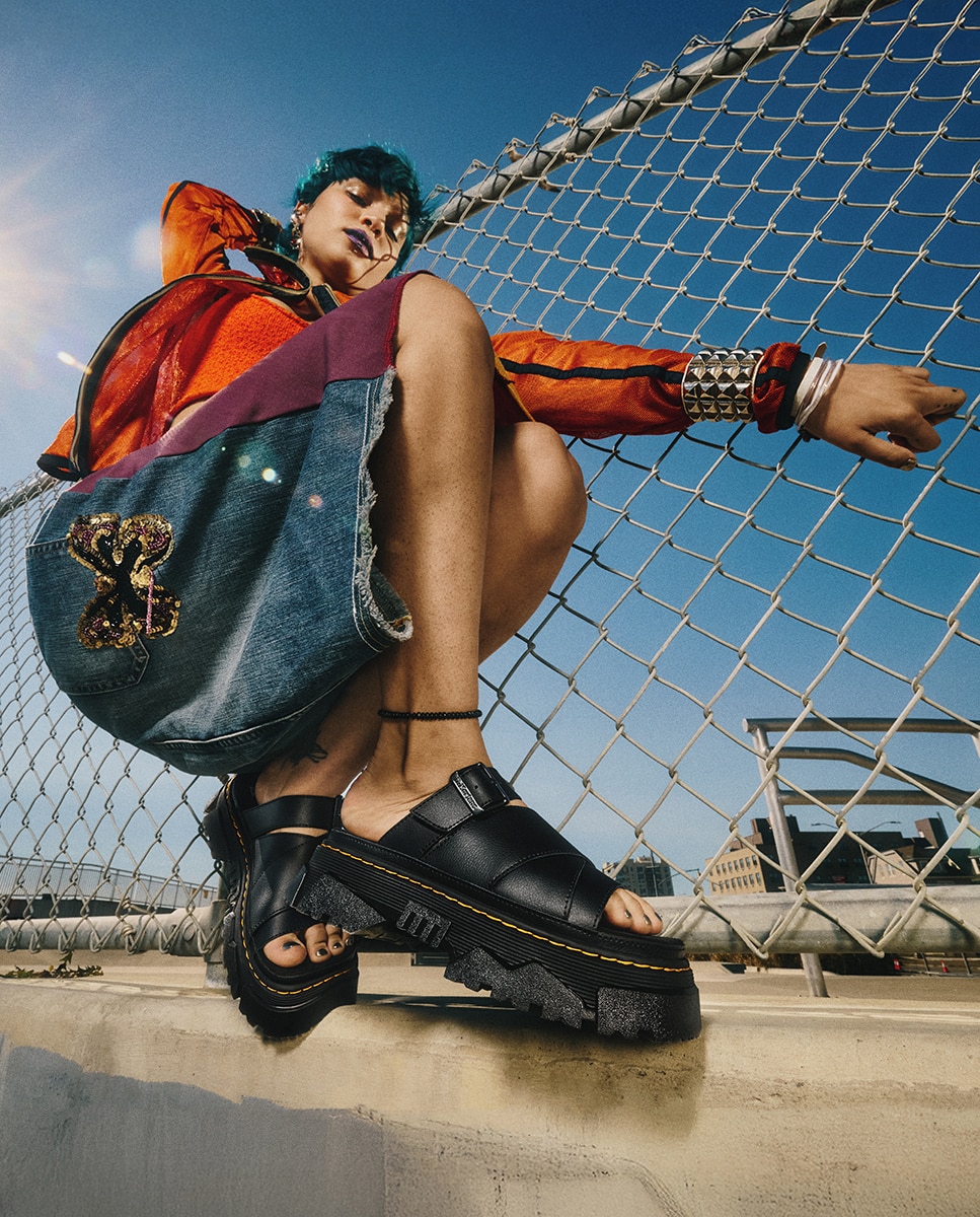 Sandálias Mattison Slide Preto-4