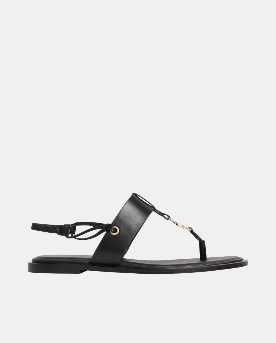 Imagem 0 de Sandálias em Pele com Logótipo