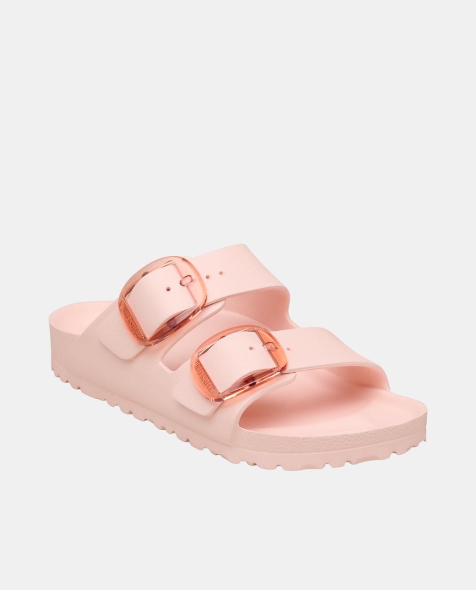 Arizona em Borracha EVA com Fivela Big Buckle Rosa-pálido-2