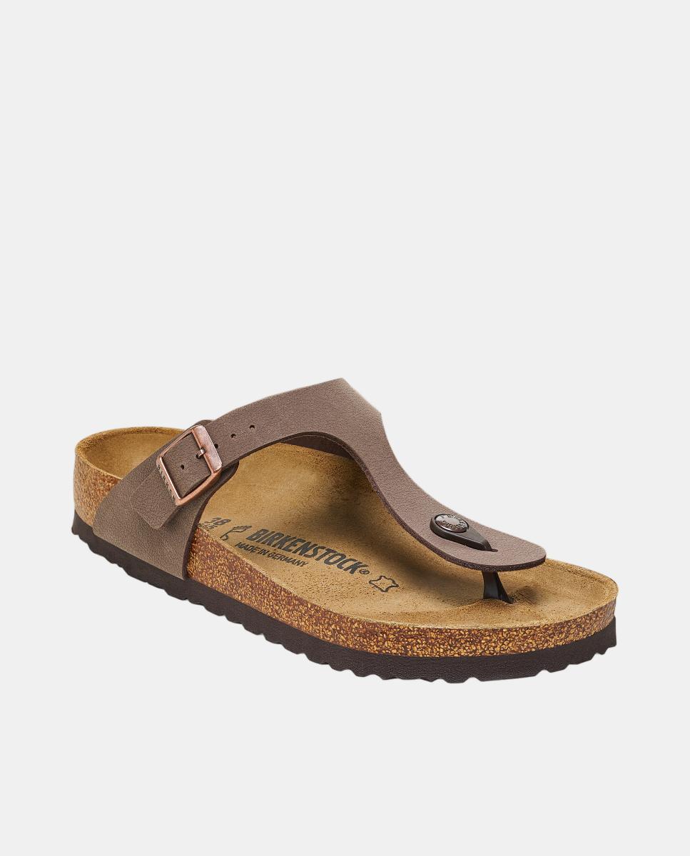 Birkenstock - Sandalia de puente en piel sintética.