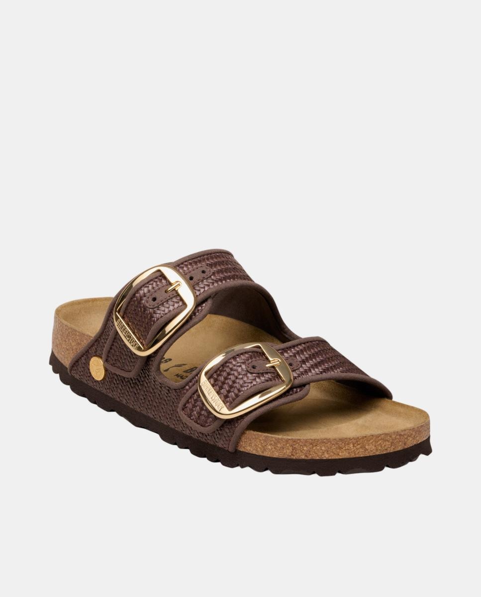 Mules Boston com Tachas Castanho taupe-3