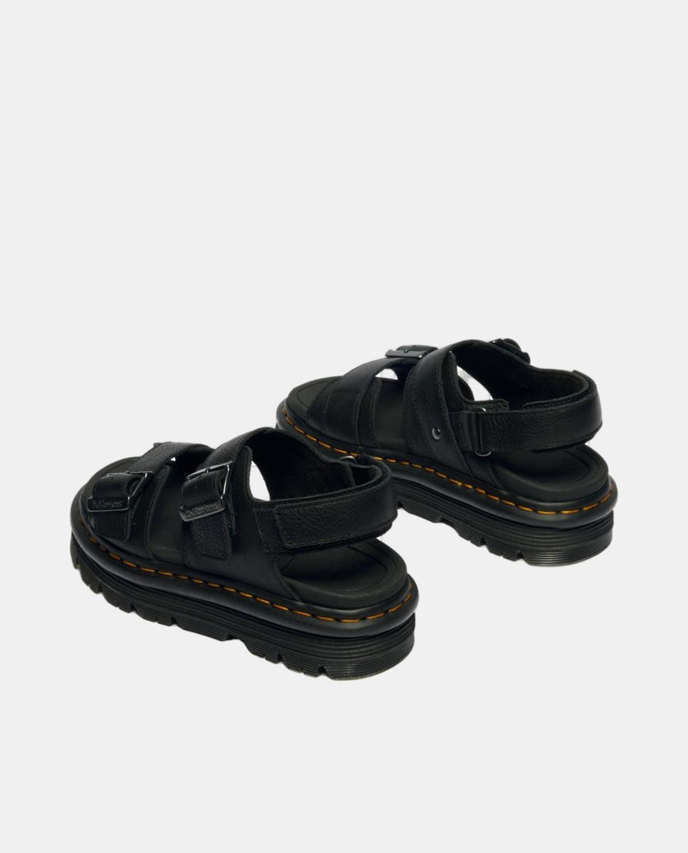 Sandálias Zebzag em Pele Pisa Preto-4