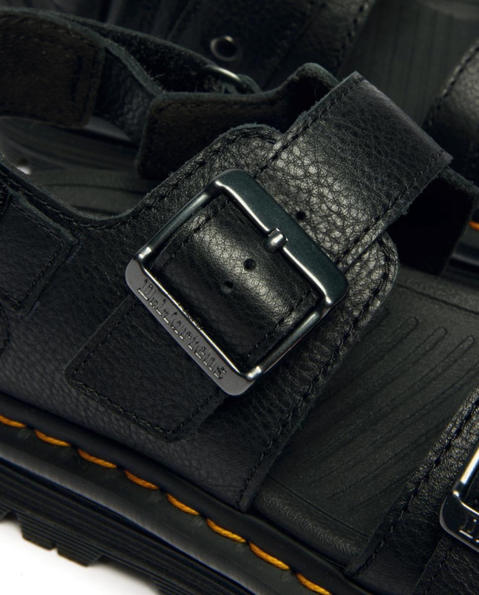 Sandálias Zebzag em Pele Pisa Preto-7