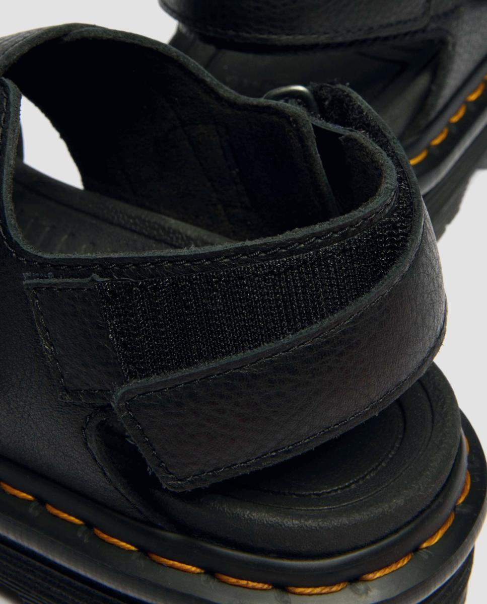 Sandálias Zebzag em Pele Pisa Preto-8