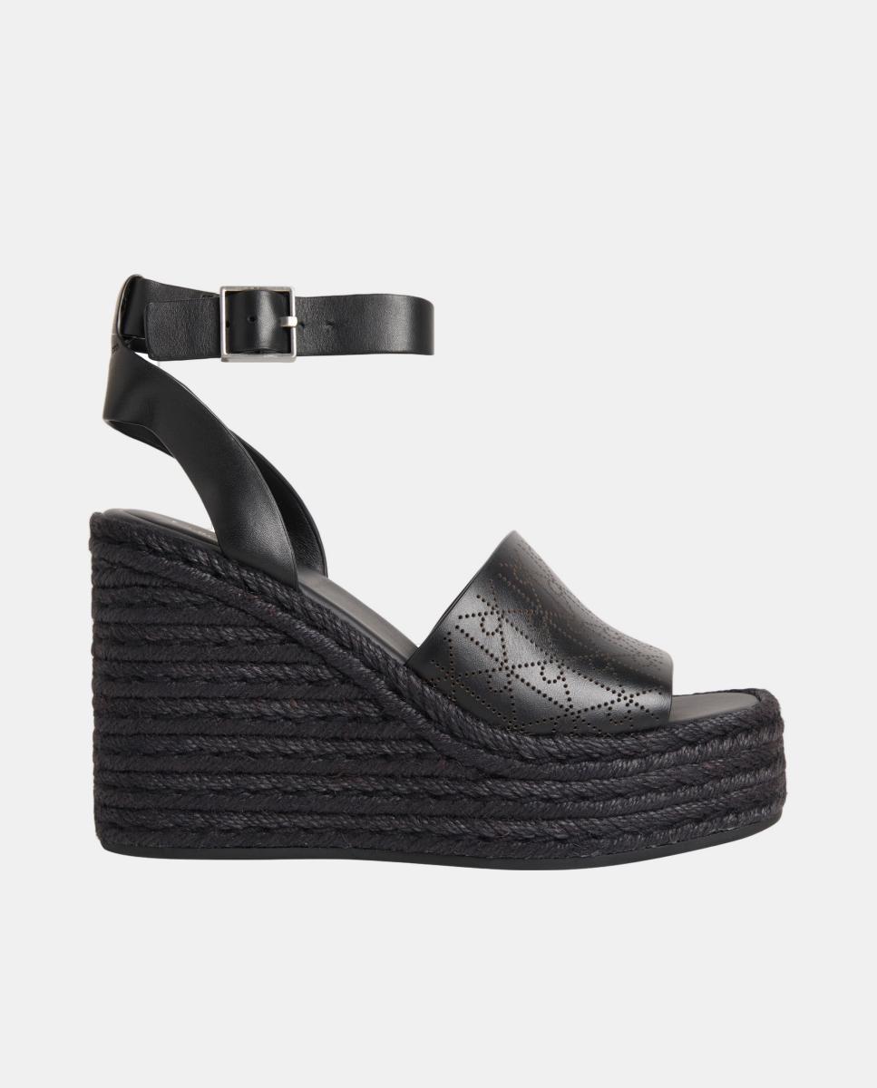 Imagem 0 de Alpercatas de Cunha em Pele com Pulseira