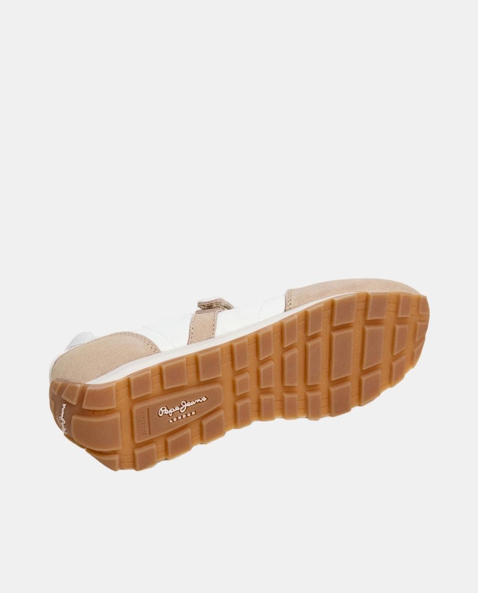 Sapatilhas Tipo Sabrinas Híbridas e Ligeiras Jane Soft W Bege-6