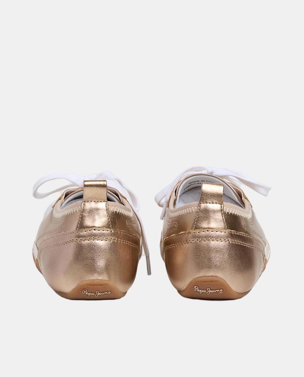 Sapatilhas Ultraligeiras de Moda Noa Shine W Ouro-4
