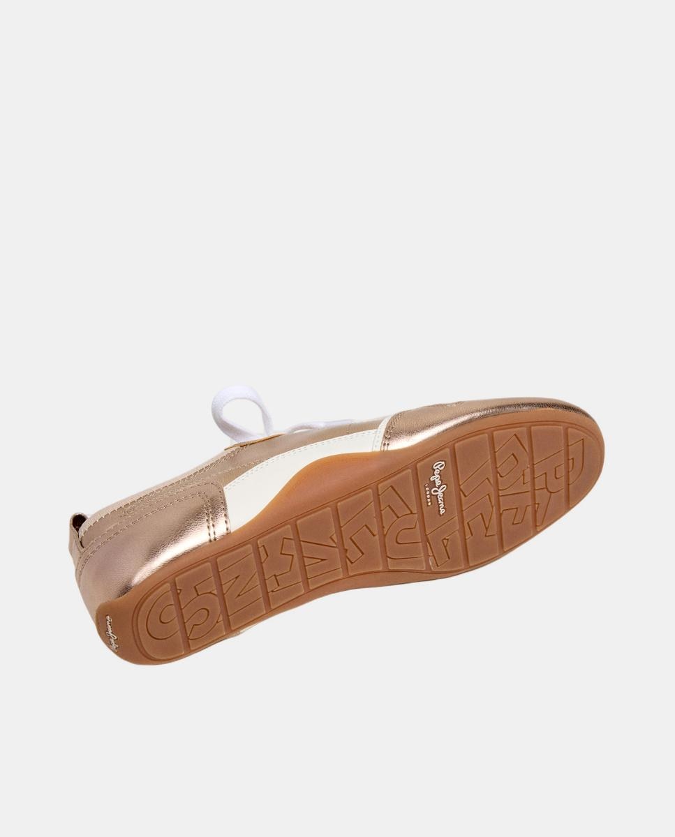 Sapatilhas Ultraligeiras de Moda Noa Shine W Ouro-6