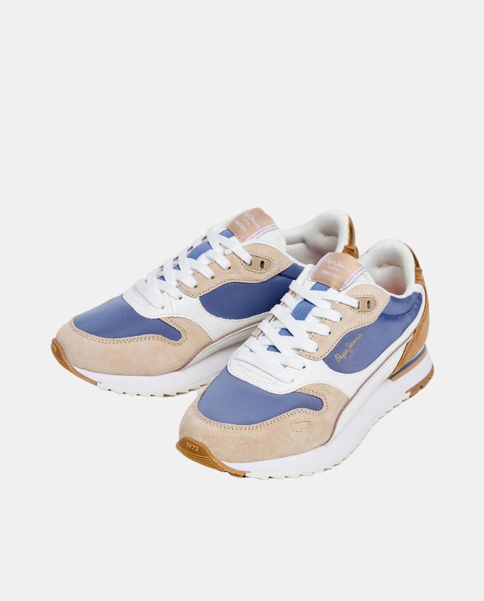 Sapatilhas Estilo Running Bexley City W Azul-3