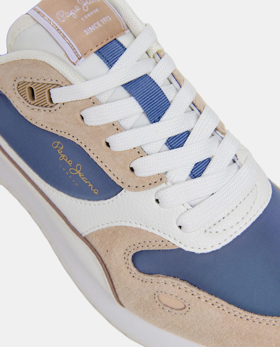 Sapatilhas Estilo Running Bexley City W Azul-5